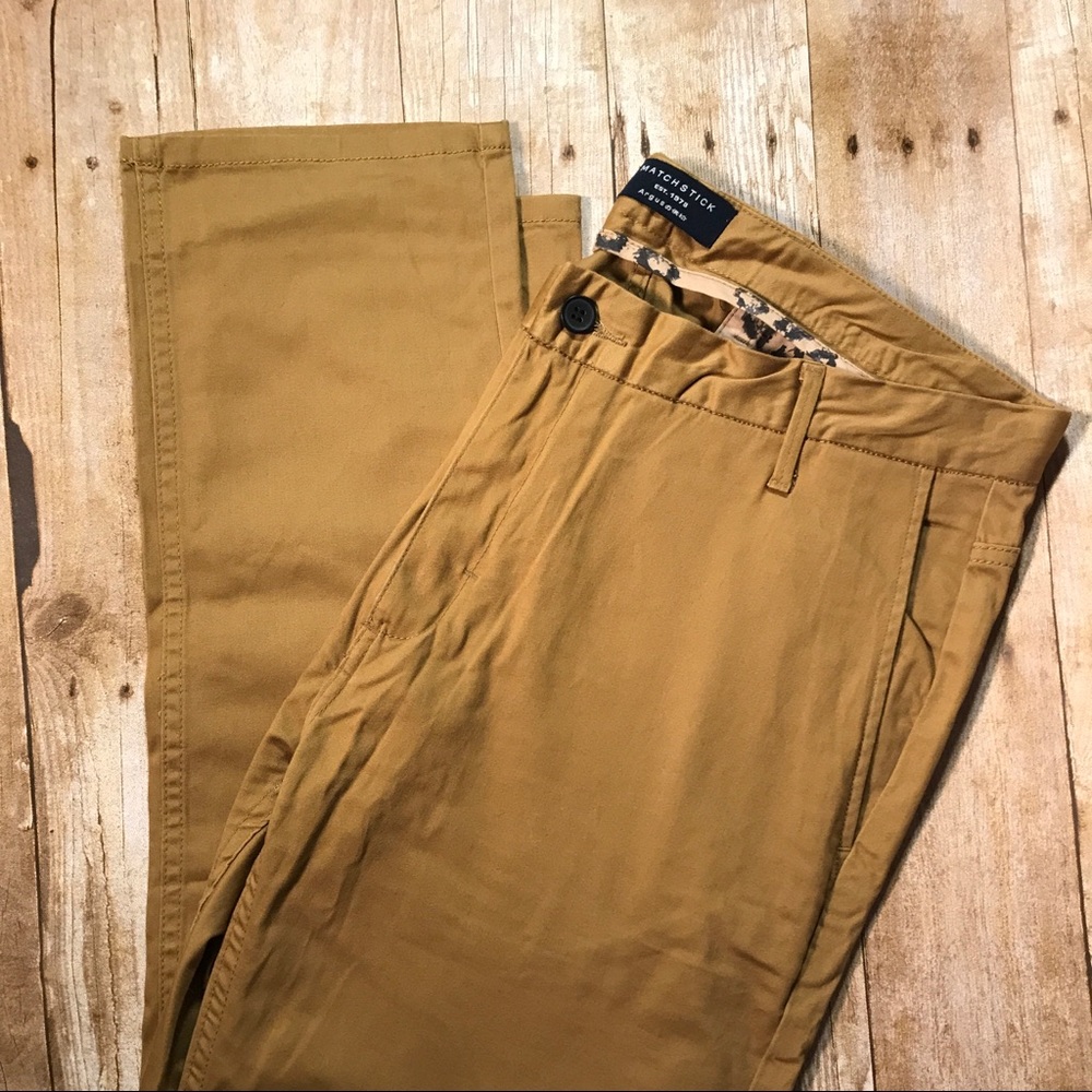 Men’s Slim fit chinos by Matchstick Size 36